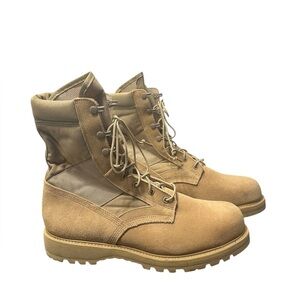 VIBRAM Army Military Combat TAN Flight HOT Weather Desert Boots SIZE 13